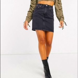 High-waist Denim Skirt (Size US 4)